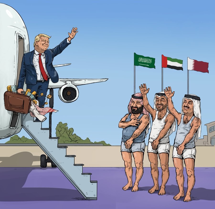 الدولار مقابل الكرامة .. ترامب عرّى زعماء الخليج